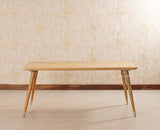 Boston Solid Wood Dining Table Six Seater-150cm Furniselan Natural Finish