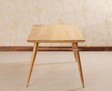 Boston Solid Wood Dining Table Six Seater-150cm Furniselan Natural Finish