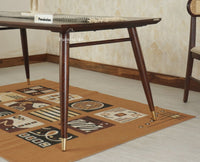 Boston Solid Wood Dining Table Six Seater-150cm Furniselan Grey Finish