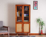 Boston Solid Wood Four Door Bookshelf