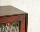 Boston Solid Wood Four Door Bookshelf - Bookshelf - Furniselan Grey-Finish