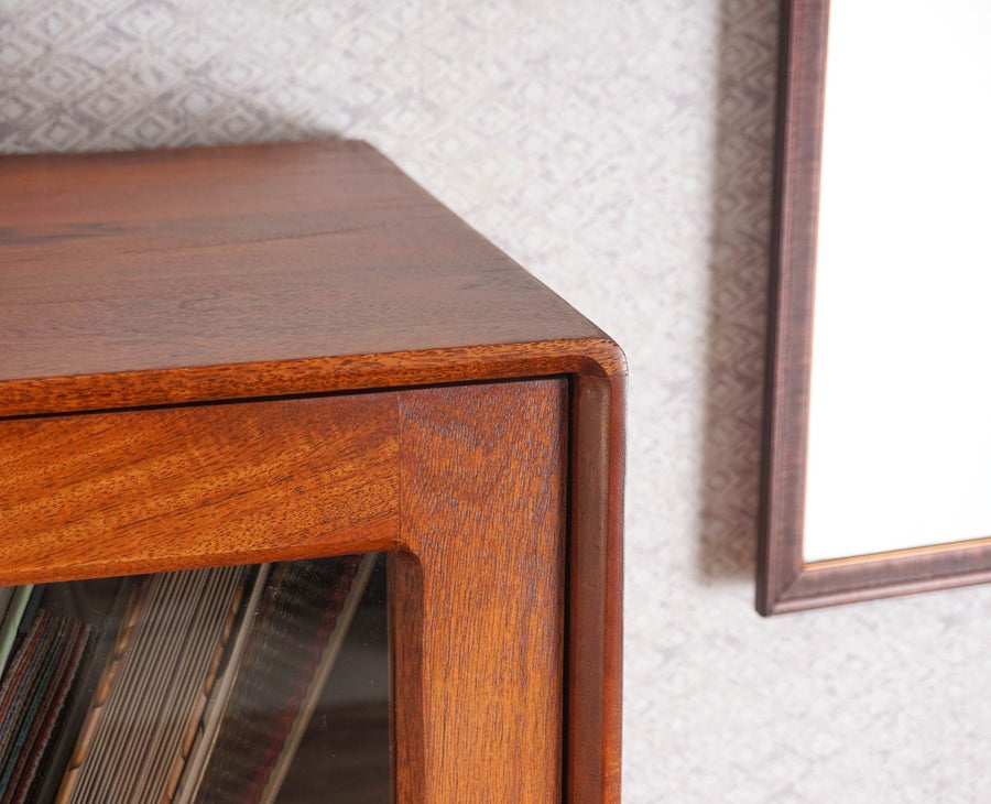 Boston Solid Wood Four Door Bookshelf - Bookshelf - Furniselan Brown-Finish  