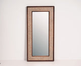 Boston Solid Wood Frame with Mirror Furniselan Grey-Finish