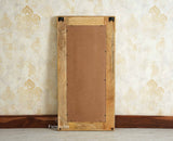 Boston Solid Wood Frame with Mirror Furniselan Natural Finish