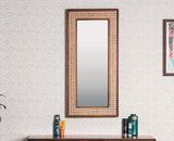 Boston Solid Wood Frame with Mirror Furniselan Grey-Finish