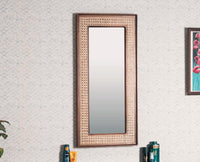 Boston Solid Wood Frame with Mirror Furniselan Grey-Finish