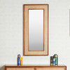 Boston Solid Wood Frame with Mirror Furniselan Brown-Finish