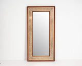 Boston Solid Wood Frame with Mirror Furniselan Brown-Finish