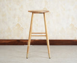 Boston Solid Wood Kitchen Bar Stool Furniselan Natural Finish 