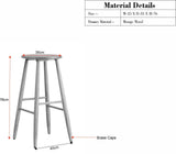 Boston Solid Wood Kitchen Bar Stool Furniselan Natural Finish 