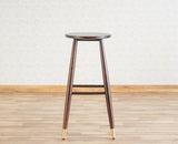 Boston Solid Wood Kitchen Bar Stool Furniselan Grey-Finish