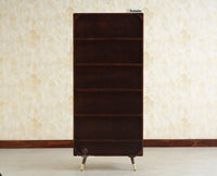 Boston Solid Wood Large Bookshelf for Office,Study Room, Livingroom grey finish