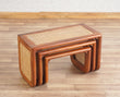 Boston Solid Wood Multipurpose Nesting Table Set of Three Furniselan