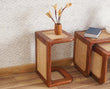 Boston Solid Wood Multipurpose Nesting Table Set of Three Furniselan