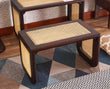 Boston Solid Wood Multipurpose Nesting Table Set of Three - Stools - Furniselan
