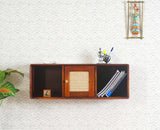 Boston Solid Wood One Door Wall Shelve