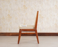 Boston Solid Wood Rattan Cane Chair Set of Two - Dining Chair - Furniselan Brown-Finish