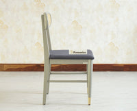 Boston Solid Wood Rattan Cane Chair Set of Two Furniselan Cool-Grey