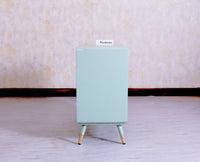 Boston Solid Wood Rattan Cane Chest of Drawer Four Drawer - Chest of Drawer - Furniselan-Silt-Green 