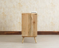 Boston Solid Wood Rattan Cane Chest of Drawer Four Drawer Furniselan Natural Finish