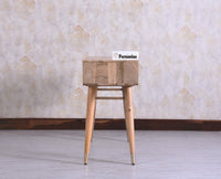Boston Solid Wood Rattan Cane Console Table - Console Table - Furniselan- Natural Finish