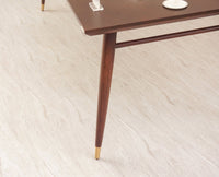 Boston Solid Wood Rattan Cane Dining Table Eight Seater - Dining Set - Furniselan Grey-Finish