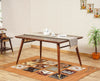 Boston Solid Wood Rattan Cane Dining Table four Seater FurniselanFurniselan