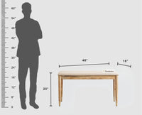 Boston Solid Wood Rattan Cane Dining Table Four Seater Set Furniselan Natural-Finish