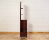 Boston Solid Wood Rattan Cane Dressing Table Furniselan Grey-Finish