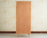 Boston Solid Wood Rattan Cane Dressing Table Furniselan Natural Finish