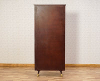 Boston Solid Wood Rattan Cane Dressing Table Furniselan Grey-Finish