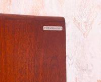 Boston Solid Wood Rattan Cane Single Door Wardrobe - Wardrobes & Cabinets - Furniselan - Brown-Finish