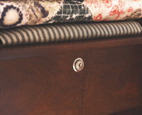 Boston Solid Wood Rattan Cane Single Door Wardrobe - Wardrobes & Cabinets - Furniselan-Grey-Finish