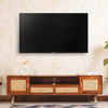 Boston Solid Wood Rattan Cane Tv Cabinet with Two Doors and Two Drawers - Tv Cabinet - Furniselan-Brown-Finish