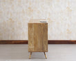 Boston Solid Wood Rattan Cane Two Door Sideboard with three Drawers - Sideboard - Furniselan Natural-Finish