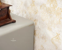 Boston Solid Wood Rattan Cane Two Drawer Bedside Table - Bedside Table - Furniselan Cool-Grey 