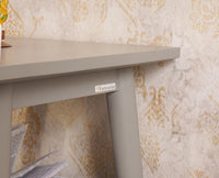 Boston solid wood rattan side table with one drawer - Bedside Table - Furniselan Cool-Grey