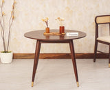 Boston Solid Wood Round Dining Table Four Seater Furniselan Grey-Finish