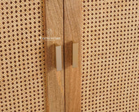 Boston Solid Wood Shoe Rack Cabinet - Sideboard - Furniselan