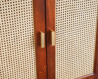 Boston Solid Wood Shoe Rack Cabinet Furniselan Brown-Finish