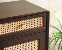 Boston Solid Wood Shoe Rack Cabinet - Sideboard - Furniselan Grey-Finish