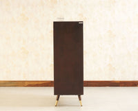Boston Solid Wood Shoe Rack Cabinet - Sideboard - Furniselan Grey-Finish
