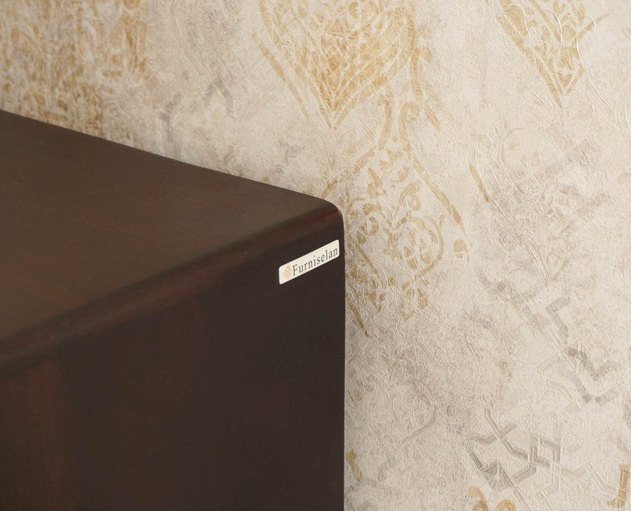 Boston Solid Wood Shoe Rack Cabinet - Sideboard - Furniselan Grey-Finish