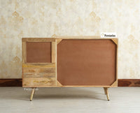 Boston Solid Wood Shoe Rack Cabinet With Seating Cushion Furniselan Natural Finish