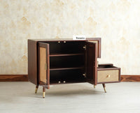 Boston Solid Wood Shoe Rack Cabinet With Seating Cushion Furniselan Grey Finish
