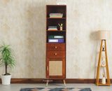 Boston Solid Wood Tall Bookshelf Unit File Rack