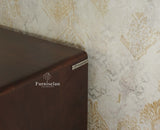 Boston Solid Wood Tall Bookshelf Unit File Rack Furniselan Grey Finish