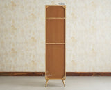 Boston Solid Wood Tall Bookshelf Unit File Rack Furniselan Natural Finish