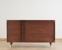 Boston Solid Wood Three Door and Three Drawer Sideboard Cabinet Furniselan Grey-Finish