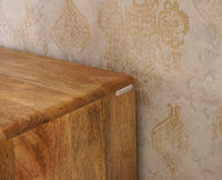 Boston Solid Wood Three Door and Three Drawer Sideboard Cabinet - Sideboard - Furniselan Natural-Finish